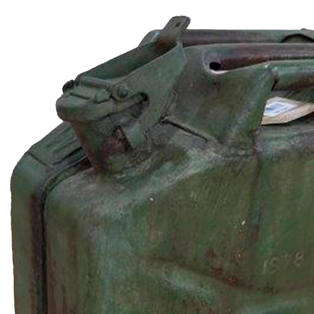 Bidone in metallo con finitura artigianale 33x14x46