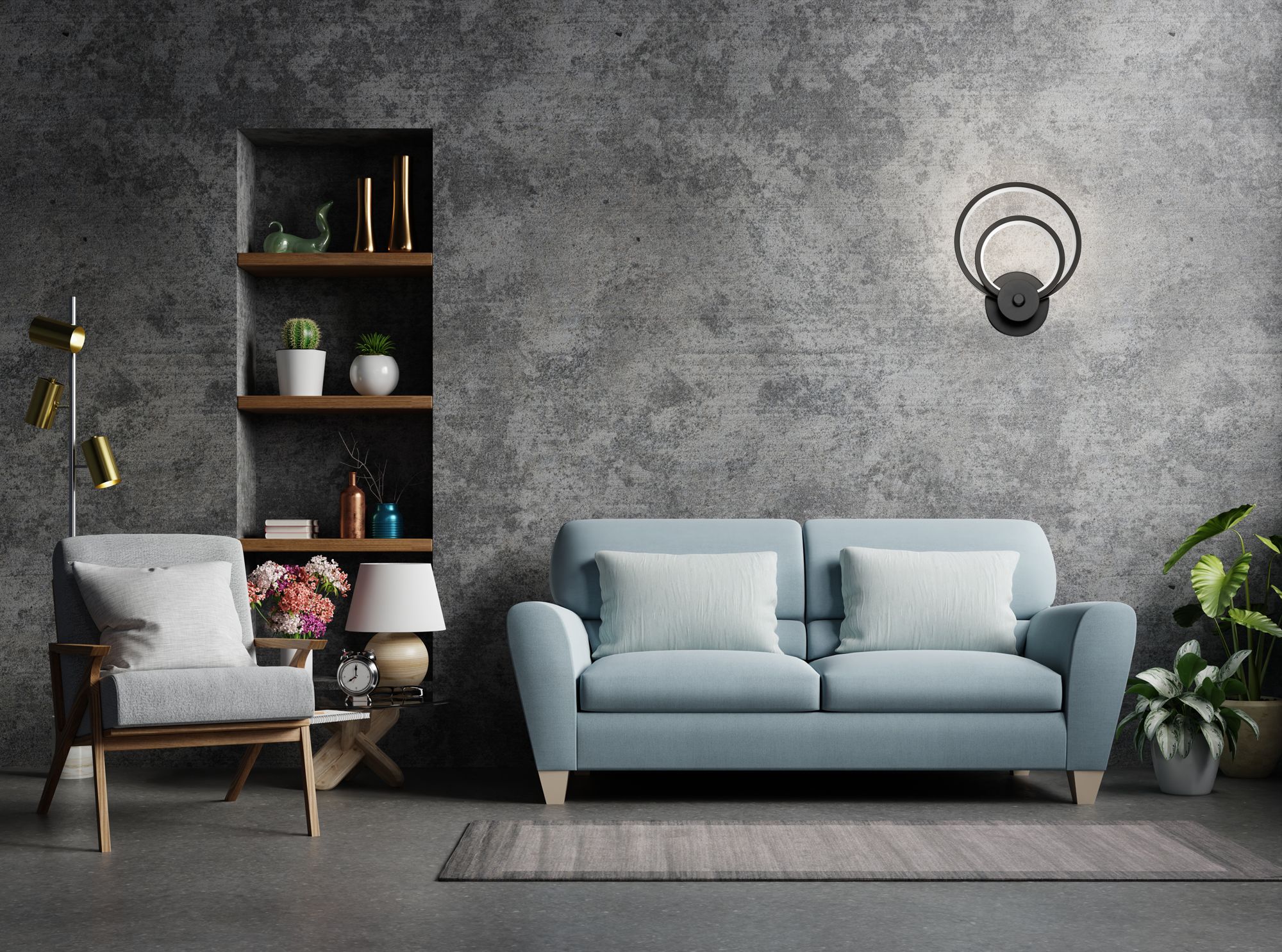 Lampada Led App1042-w Black Matt