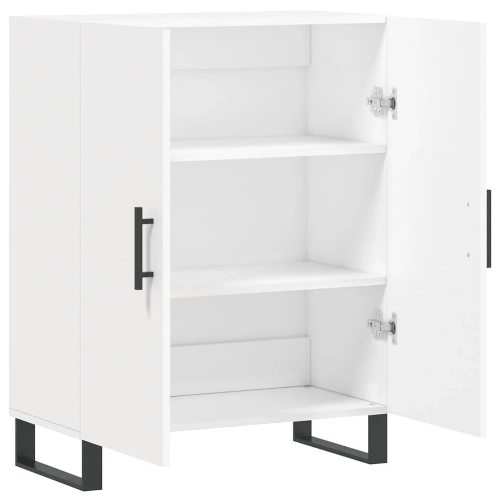 Buffet credenza cassettiera armadio mobile contenitore organizer per cucina soggiorno salotto 69,5 x 34 x 90 cm legno ingegnerizzato bianco 02_0030413