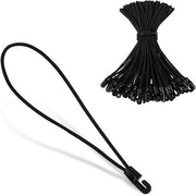 Set di Cinture Elastiche - 25 pezzi - 25cm/50cm - Flessibili - Grucce - Accessori Ombrelli/Zoncolanti - Materiale Latex/Kunststof di Alta Qualità - Cavo di Tensione