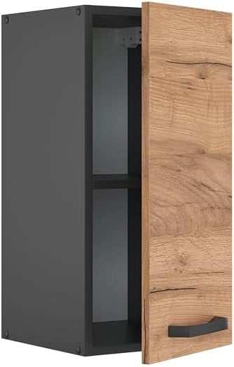 Pensile da cucina R-Line, Quercia dorata, 30 cm, per la libera combinazione all'interno di sistemi cucina modulari