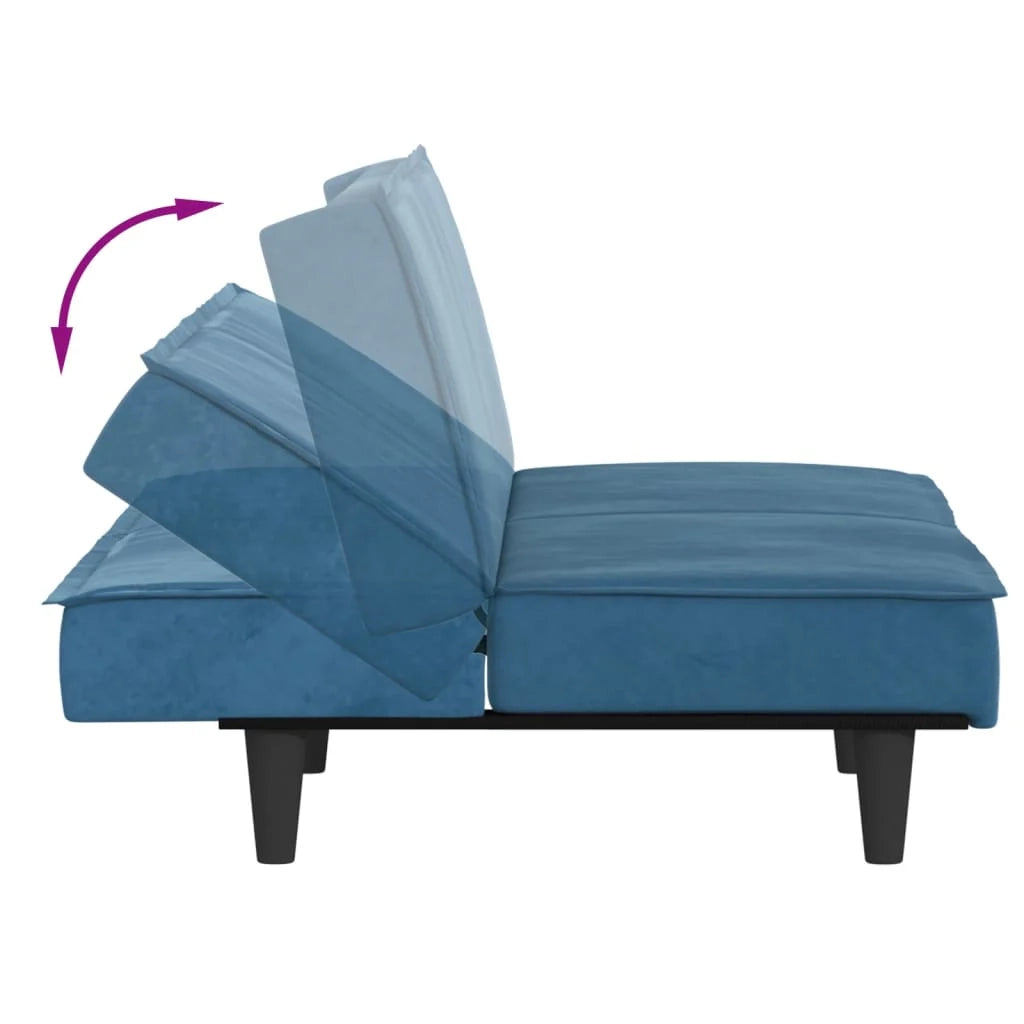 Divano letto in velluto blu 02_0021006