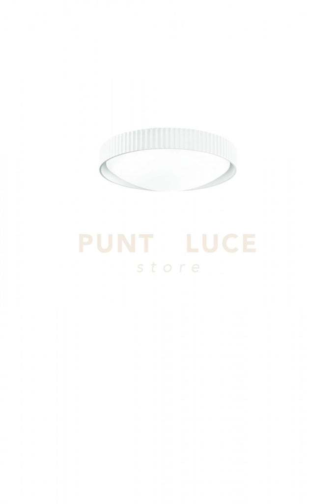 PLAFONIERA CONCRETE EFFETTO CEMENTO BIANCO LED 3000K 1420lm, 20W D.41CM