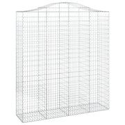 Cesto Gabbione ad Arco 200x50x220/240 cm Ferro Zincato