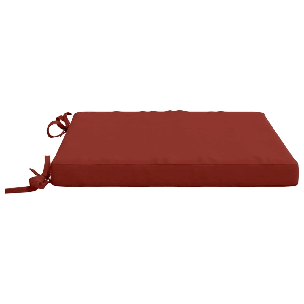 Cuscini per Sedia in 4 Pezzi SOEST 4 pz 100% Poliestere Rosso 944361