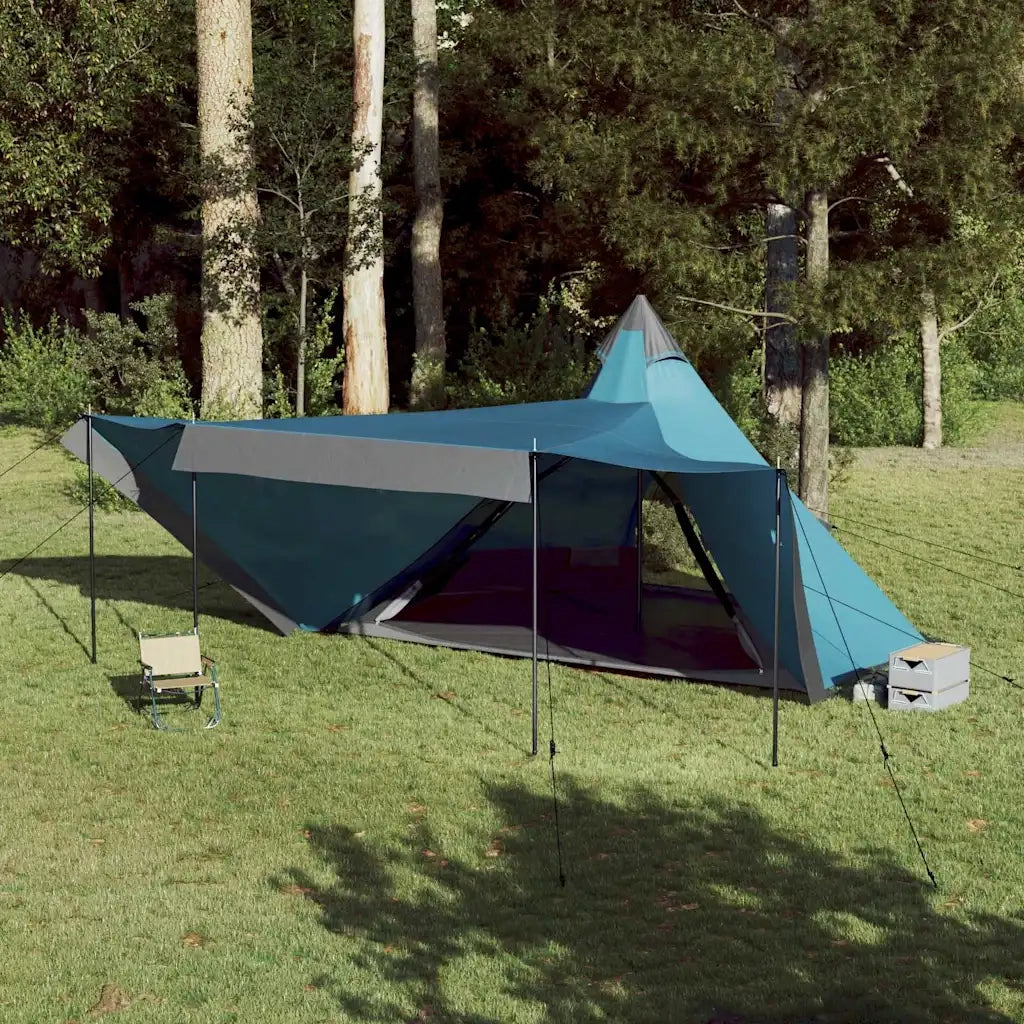 Tenda Familiare Tipi per 8 Persone Blu Impermeabile 4009446