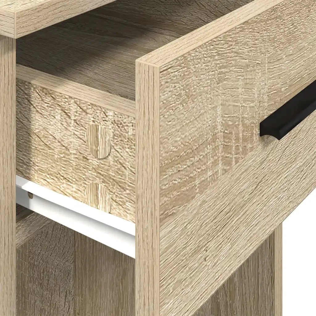 Supporto per Computer a Torre con Cassetto Rovere 35x45x77 cm CFW6184859