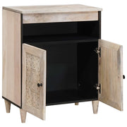 Credenza | Madia | Buffet da pranzo | Armadio da pranzo Bianco Sbiancato 60 x 33 x 75 cm