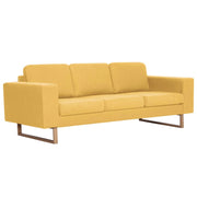 Divano letto a 3 posti letto per gli ospiti trasformabile divano letto per soggiorno divano letto pieghevole casa da interno tessuto giallo 02_0019617