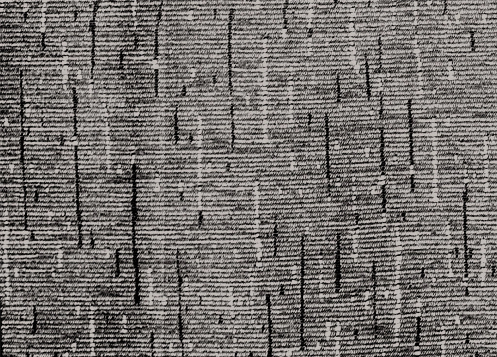 Copritavolo Salotto/Cuina Cinigliato Lavorazione Jacquard Modello Rain - 140x240 - Grigio