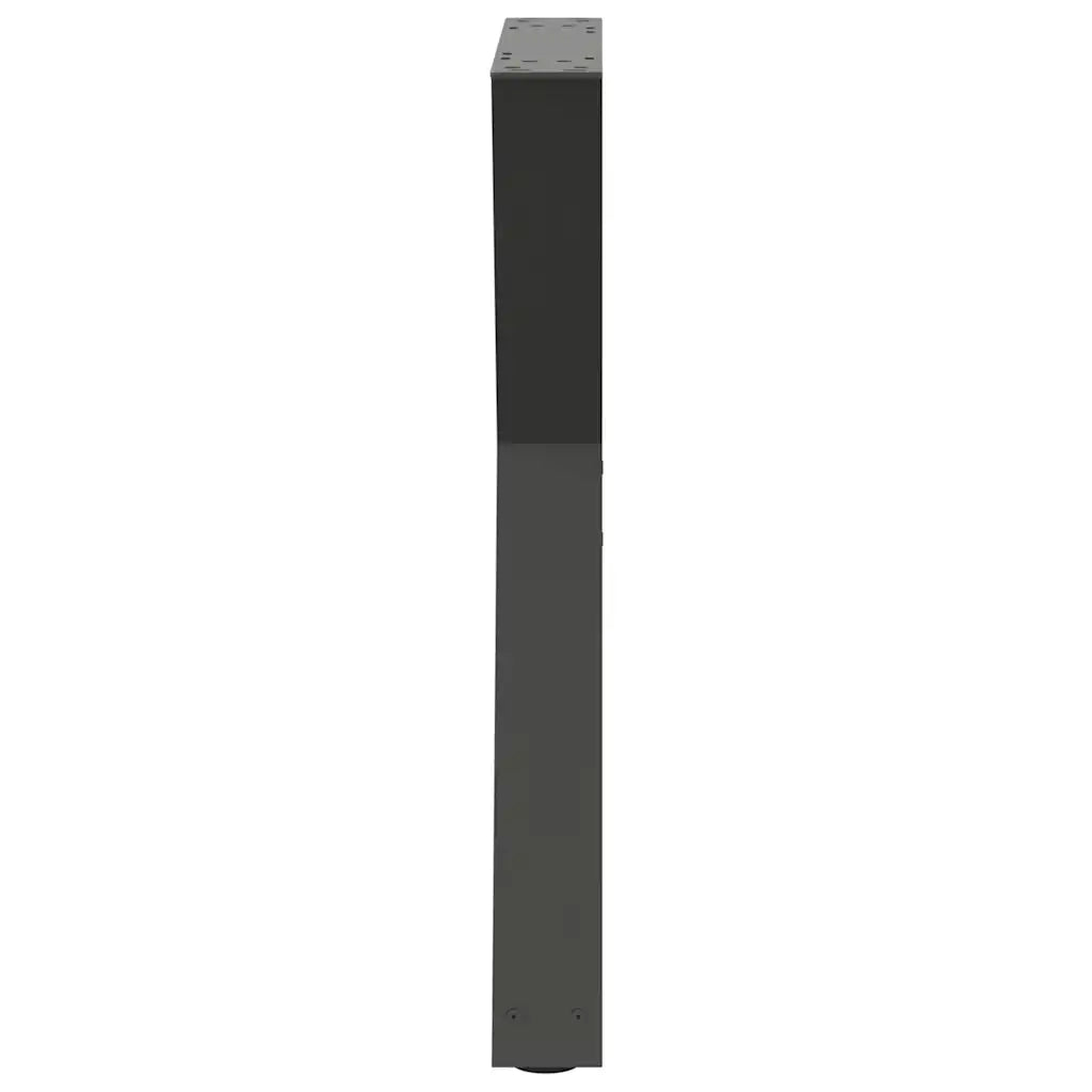Gambe per tavolo da pranzo 2 pz Antracite 60x(72-73,3) cm Acciaio 4012722