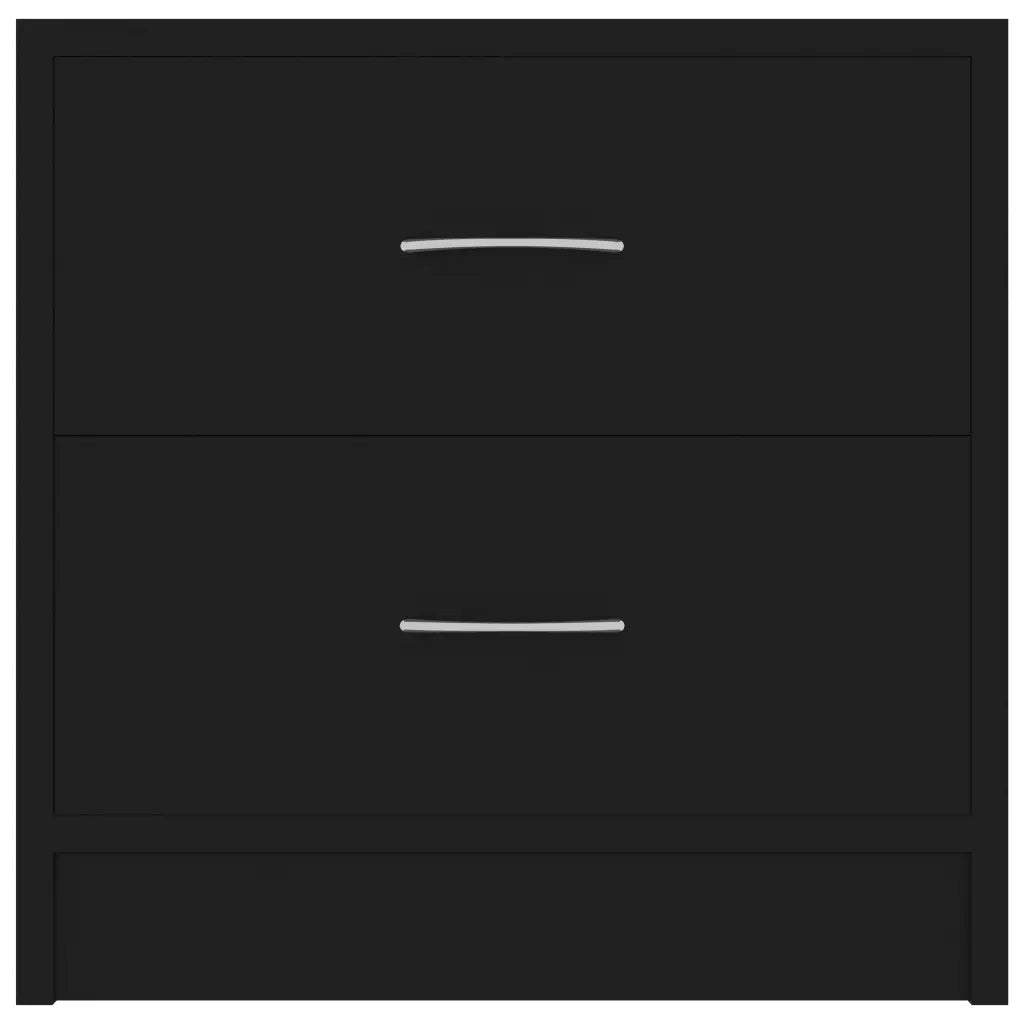 Comodino Nero 40x30x40 cm in Truciolato cod mxl 30570