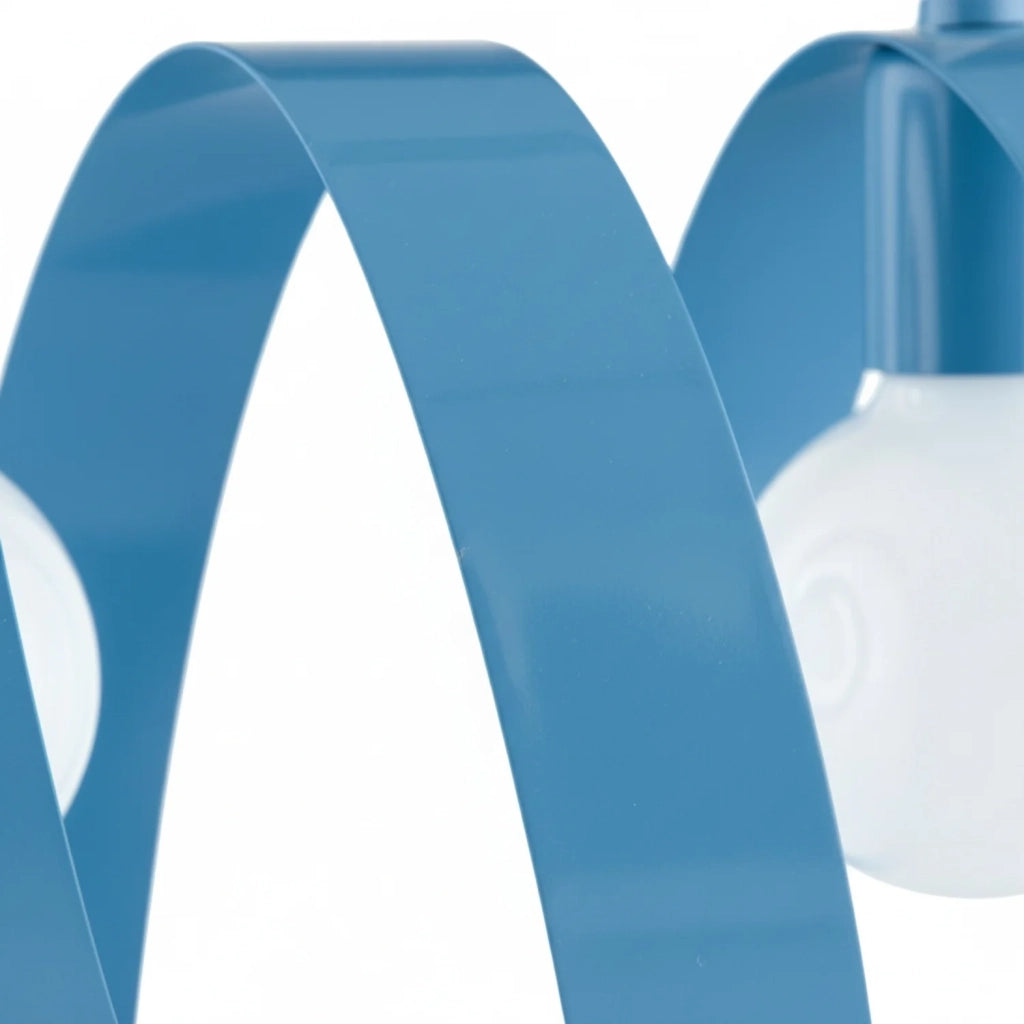 Sospensione Helix 2 Luci Blu LuceArt Classic