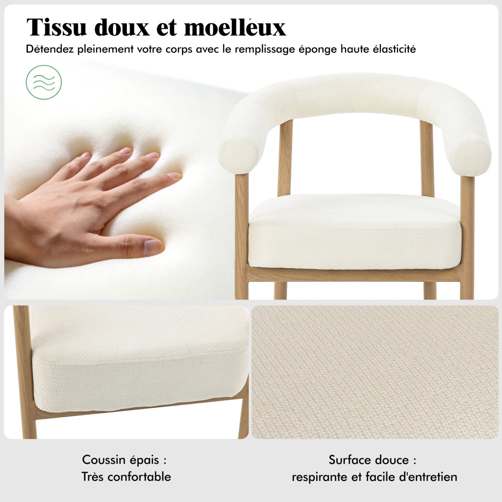 Set 4 Sedie da Pranzo Imbottite ¨C MINIMAL ¨C Struttura in Metallo, Design Moderno