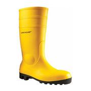 Dunlop 142YP Protomastor Stivali di Sicurezza PVC S5 SRA Puntale Intersuola in Acciaio Taglia 40 colore Giallo
