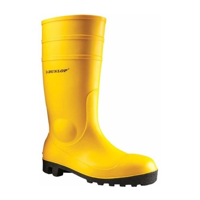 Dunlop 142YP Protomastor Stivali di Sicurezza PVC S5 SRA Puntale Intersuola in Acciaio Taglia 40 colore Giallo