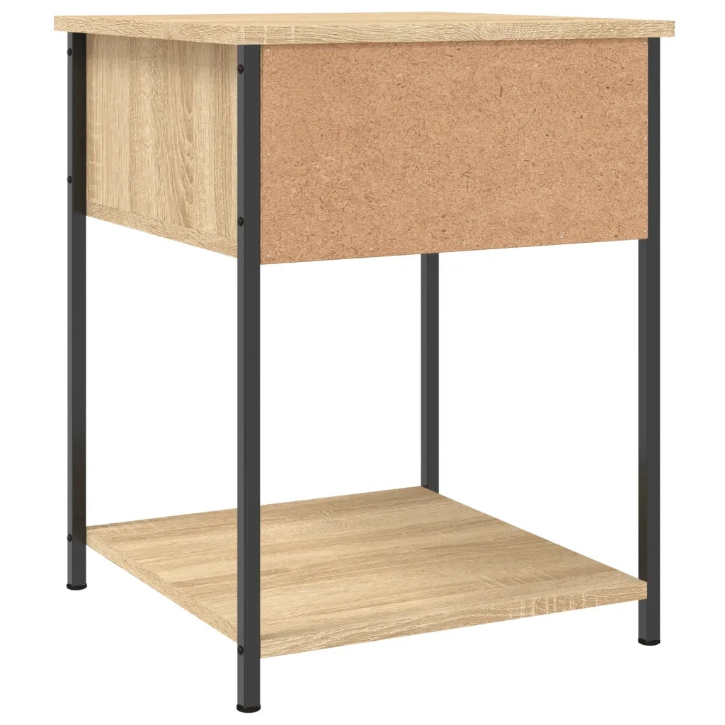 Comodini 2 pz-Set di 2 Tavolino da notte Rovere Sonoma 44x45x58 cm in Legno Multistrato