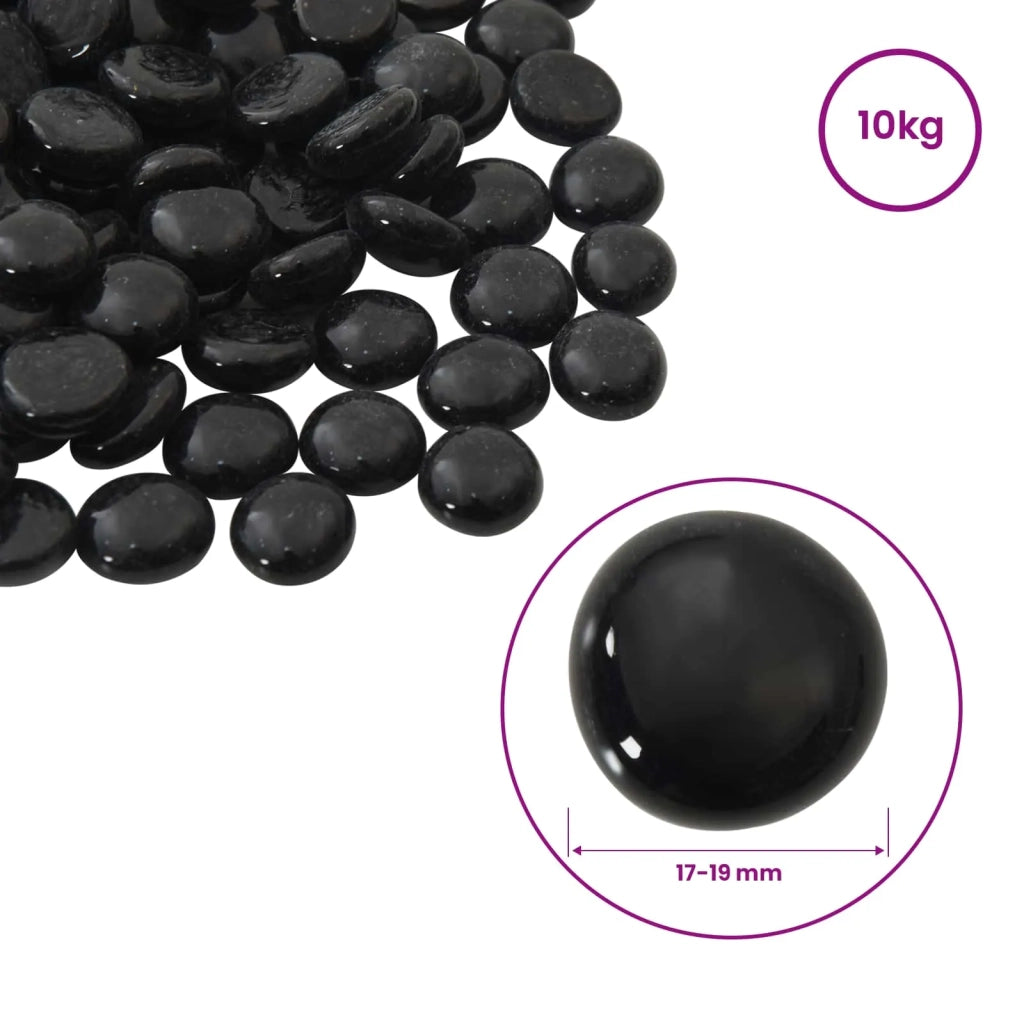 Nugget di vetro 17-19 mm Nero Vetro 42041602