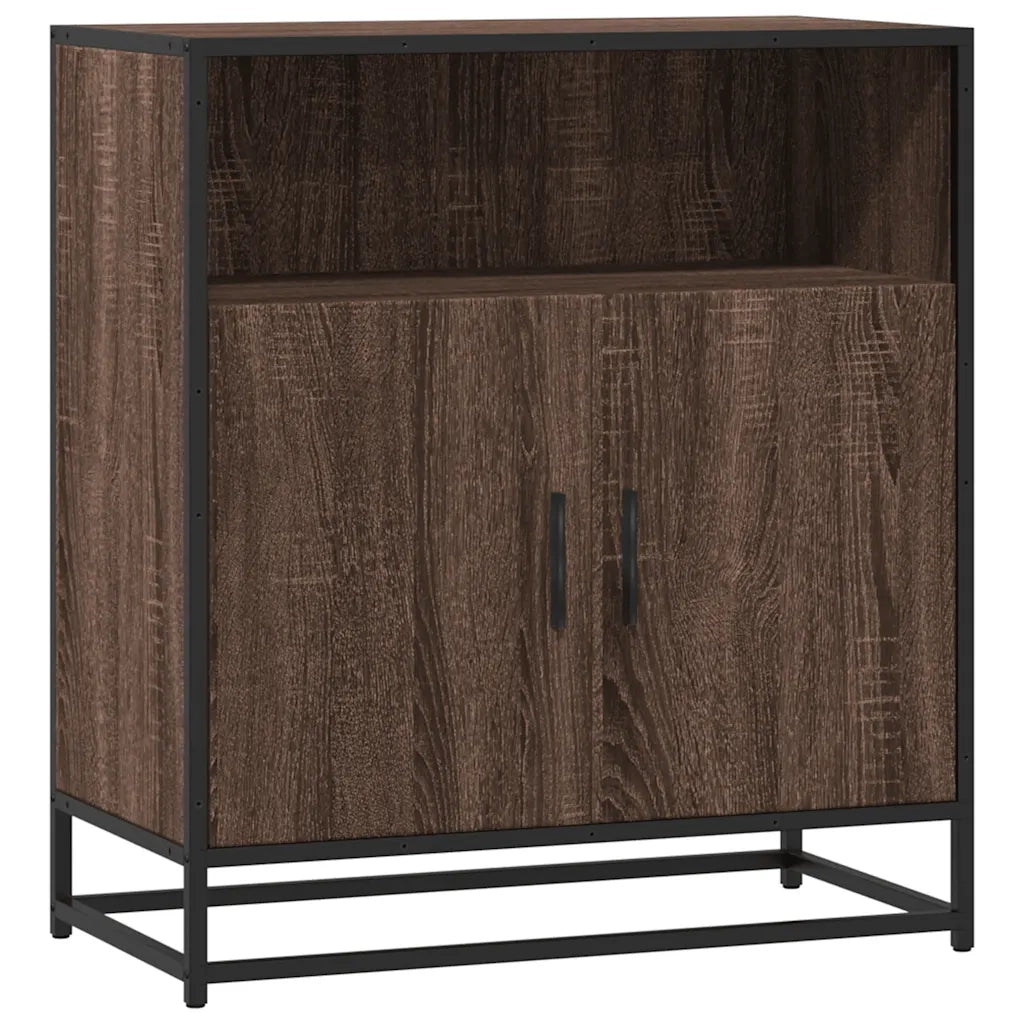 vidaXL Credenza Rovere Marrone 68x35x76 cm in Legno Multistrato