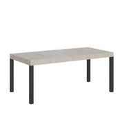 Tavolo allungabile 90/246x90 cm Everyday Premium cashmere gambe antracite
