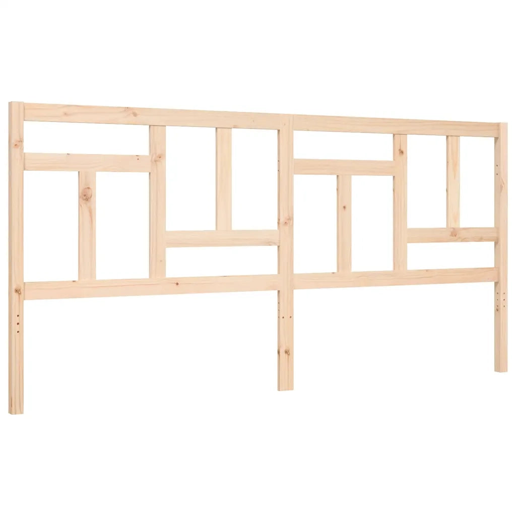 Giroletto senza Materasso-Struttura Letto 200x200 cm in Legno Massello di Pino 442067