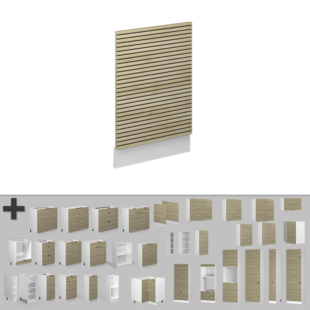 Pannello frontale Fame-Line Pannello in quercia/Bianco 45 cm, PL Rovere Vicco