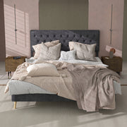 Letto minimalista - Xylo - 140x200 - Grigio senza materasso