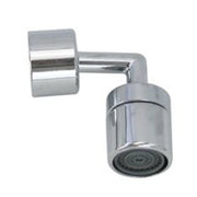 Trade Shop - Filtro Rompigetto Aeratore Rubinetto Antispruzzo Con Snodo In Plastica 22-24mm 87978 -
