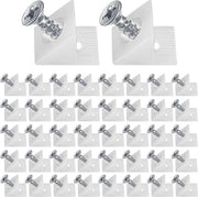 Stabilizzatori di fissaggio - 100 pezzi, con viti - per la manutenzione di casa e mobili - wiggen di cassetto - stabilizzatori di angolo per la riparazione.