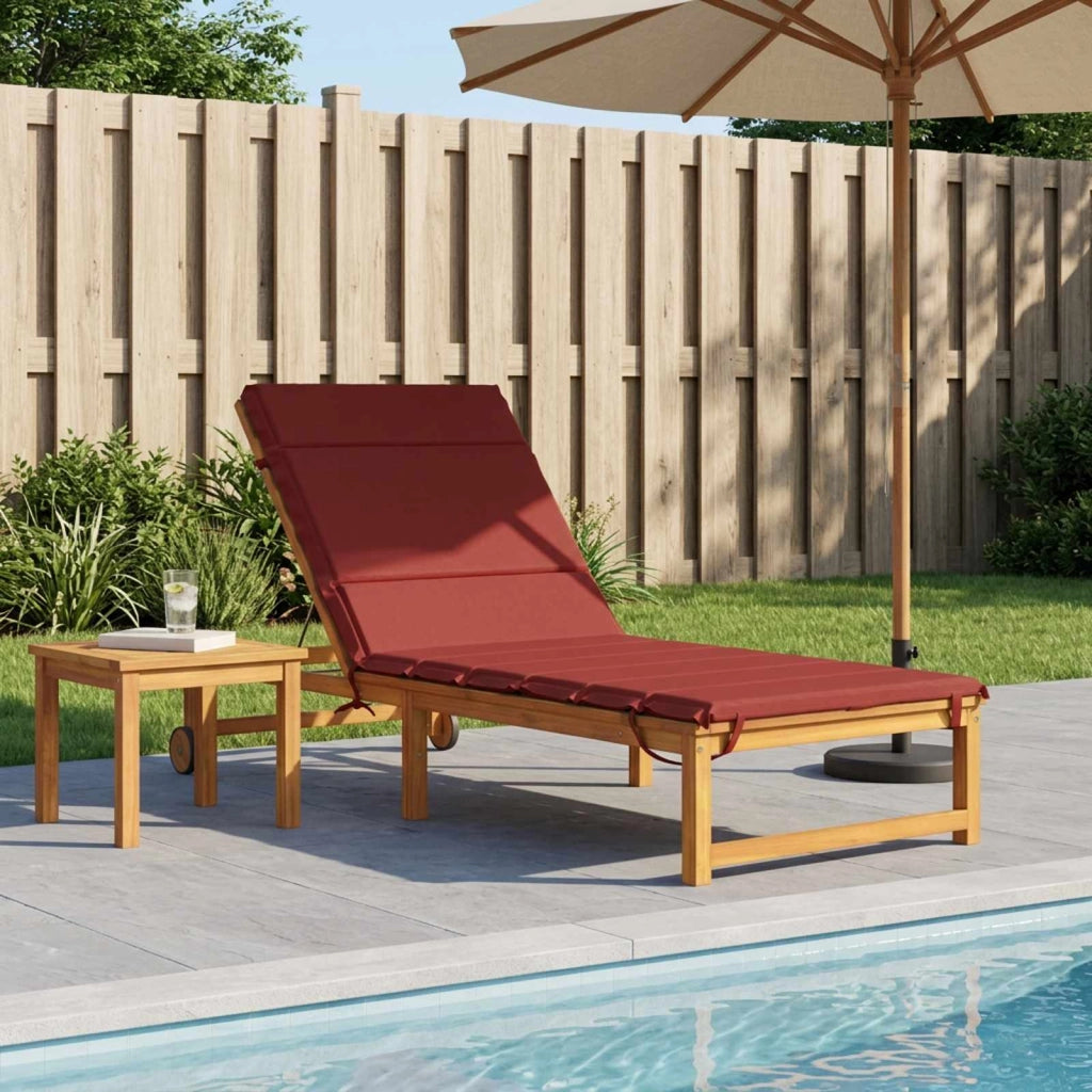 Cuscino per Lettino GEMERT 100% Poliestere Rosso Vino 948615