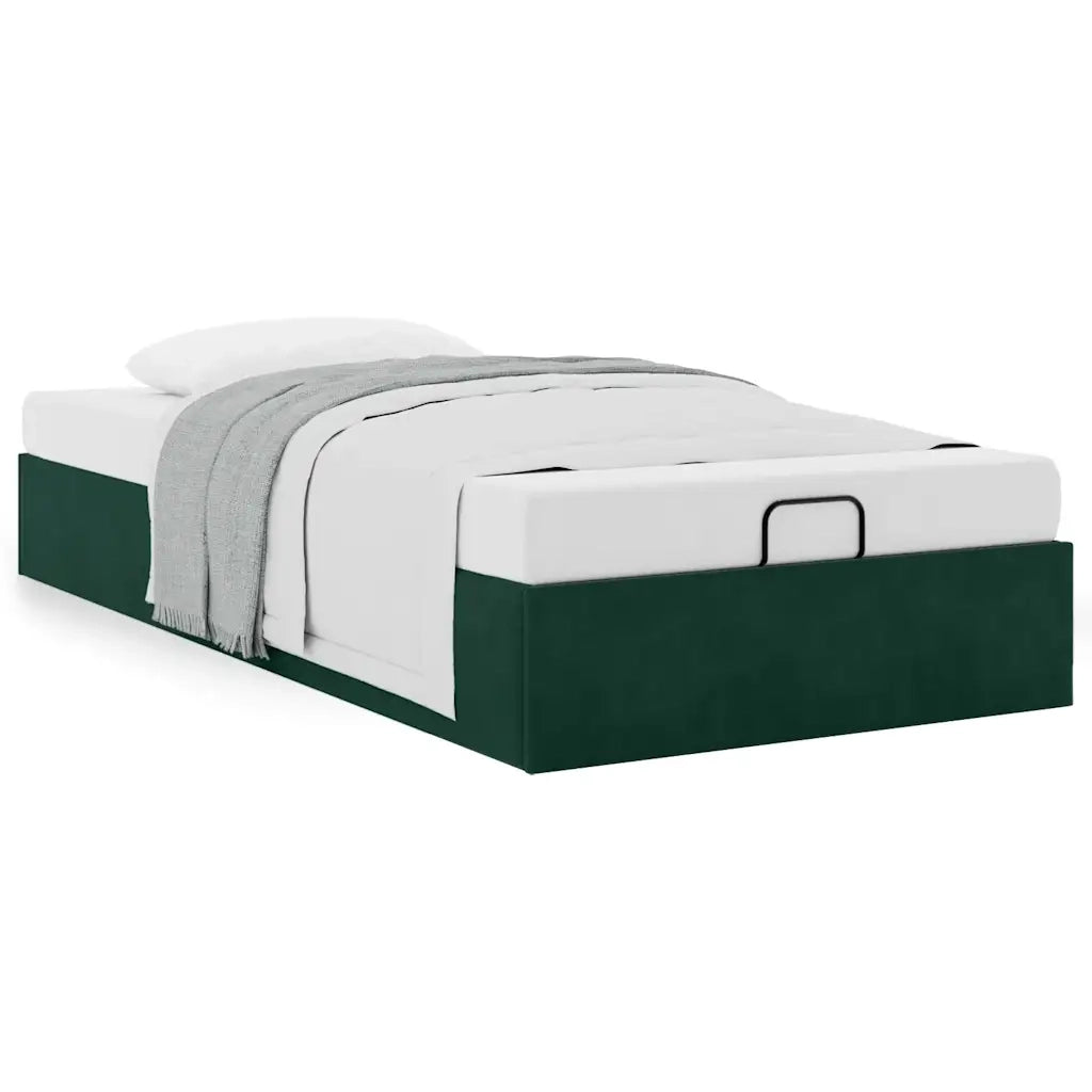 Struttura Letto Pouf Senza Materasso 80x200 cm Velluto 3310928