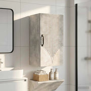 Armadio da bagno a muro HOORN Grigio Cemento 30 x 31 x 59 cm 897248