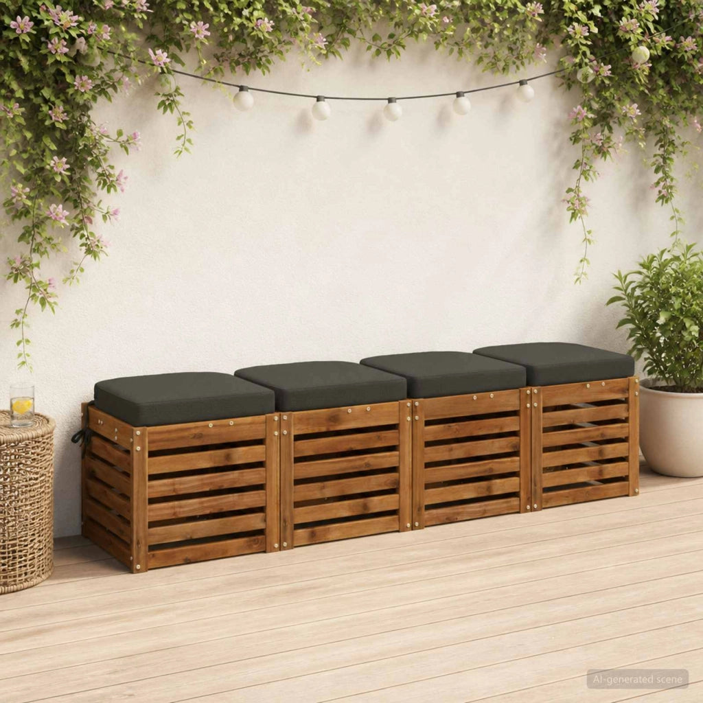 Cuscini per sedile a 4 pezzi SOEST 4 pcs 100% Poliestere 945184