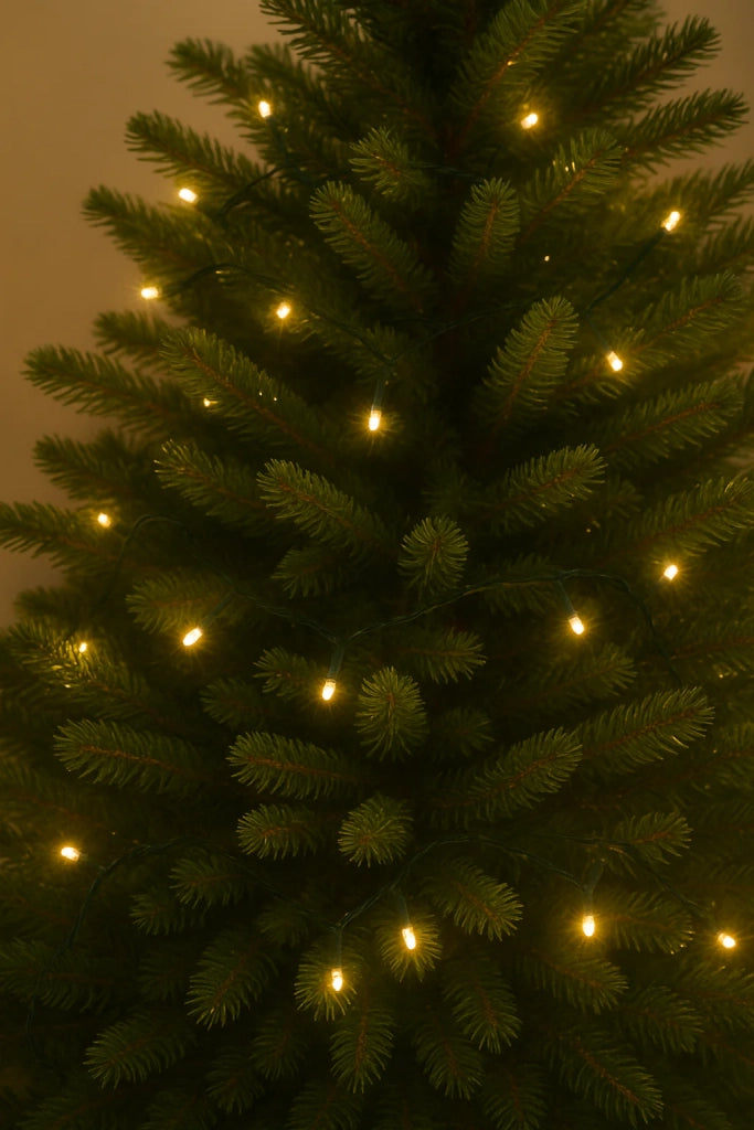 LUCI DI NATALE A LED 500LED BIANCO CALDO INTERNO ESTERNO IP44 8 GIOCHI DI LUCI CON MEMORIA