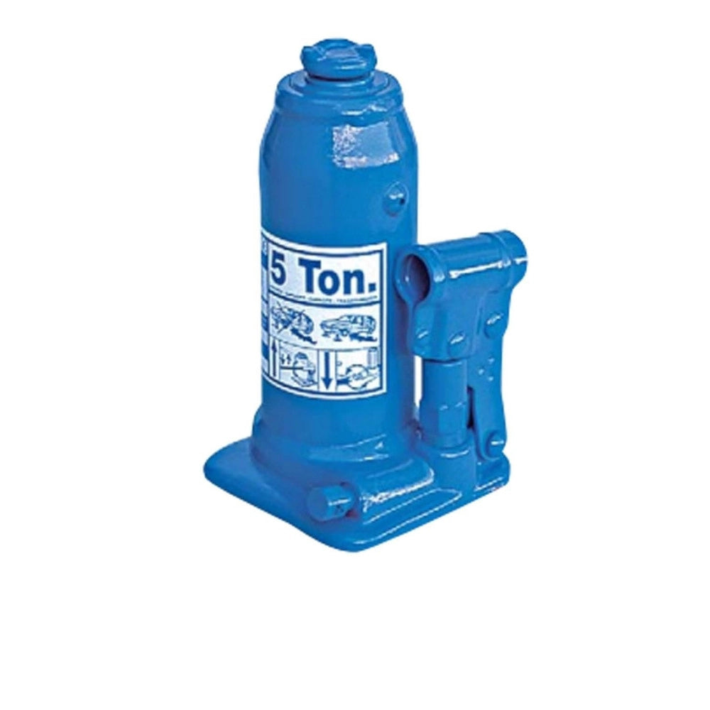 Trade Shop - Sollevatore Idraulico A Bottiglia Binda Idraulica Ton. 5 Omcn 126 Crick Cricco -