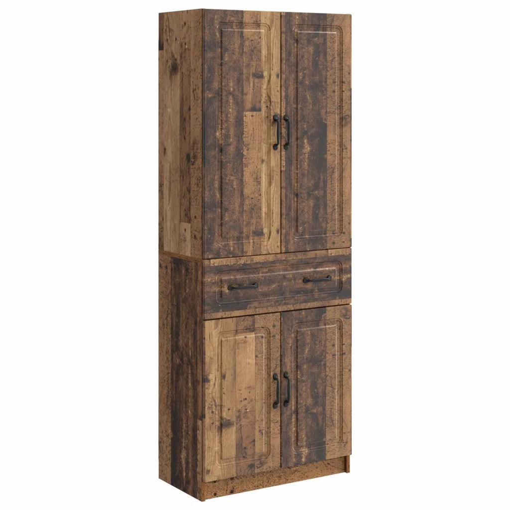 Set di armadi 2 pcs Legno antico Legno ingegnerizzato