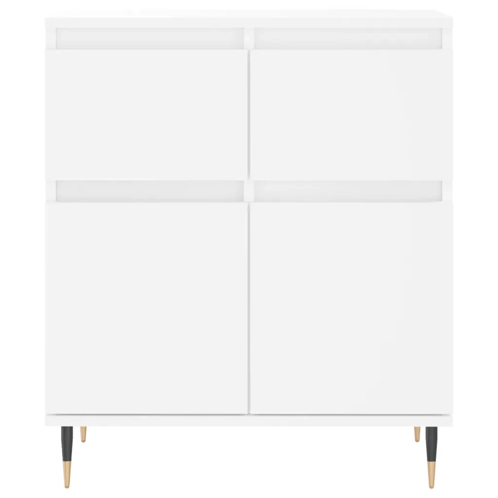 Credenza-Buffet-Armadio da cucina Bianca 60x35x70 cm in Legno Multistrato 751104