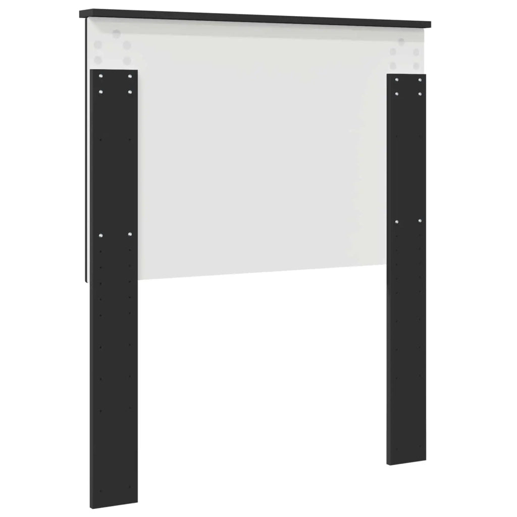Testiera | Testata con Testiera | Testata Rovere Nero 80 cm Legno multistrato