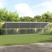 Gabbia per polli 4 pcs Argento 800 x 200 x 200 cm 3368319