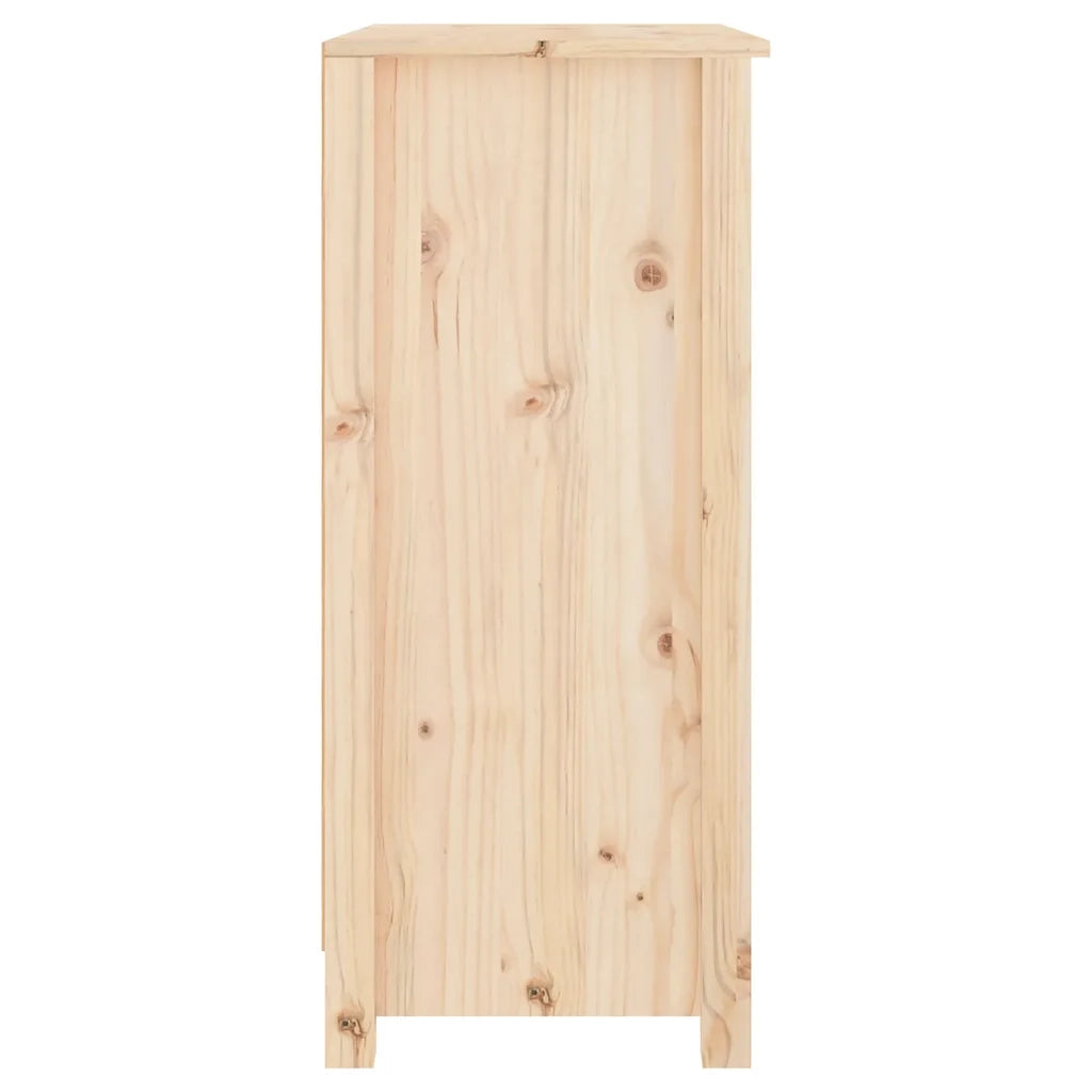 Credenza | Madia | Buffet da pranzo | Armadio da pranzo 70x35x80 cm in Legno Massello di Pino