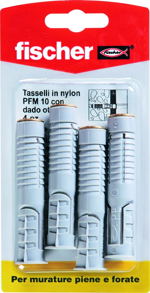Fischer TASSELLO PFM 10 K 4 PZ. 12.00 confezioni