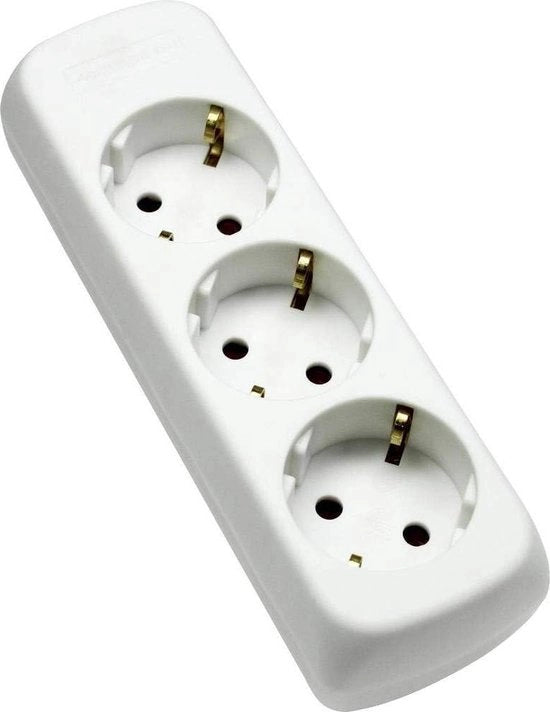 Pannello di Comando a 3 Vie Bianco Senza Cavo - Espandibile con Interruttore