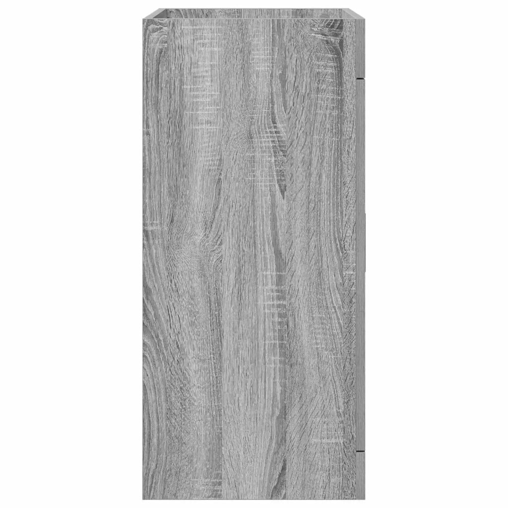 Mobiletto da Bagno Sotto Lavabo Sonoma grigio 56 x 37,5 x 81 cm 890685