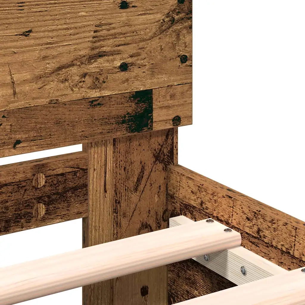 Struttura del letto Legno vecchio 203 x 185 x 70 cm 3378499