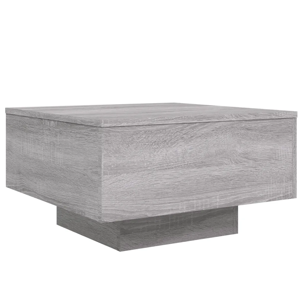Tavolino da Salotto-Tavolino da soggiorno Grigio Sonoma 55x55x31 cm Legno Multistrato