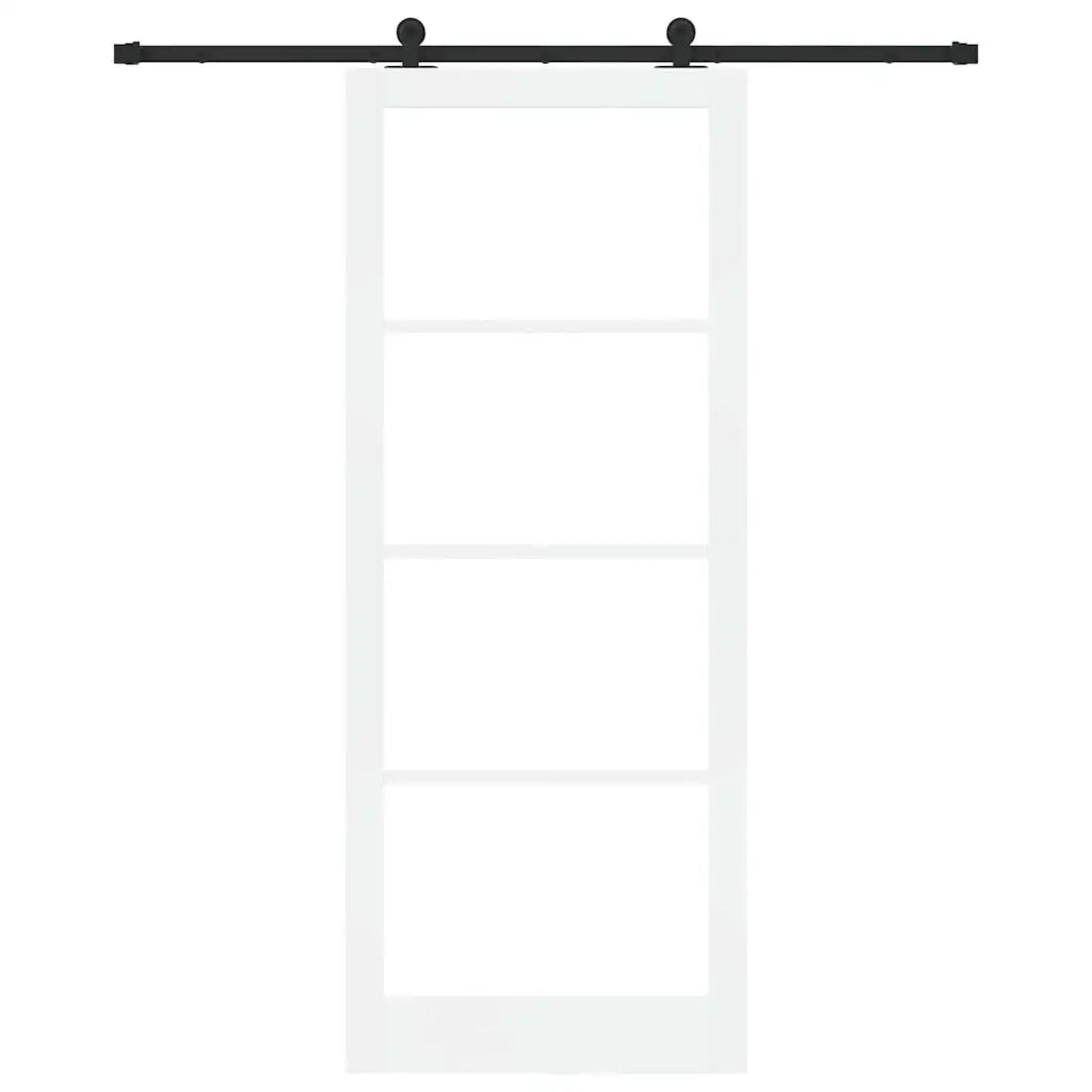 Porta Scorrevole ORKDAL Bianco 93 x 232 cm Legno e metallo 3332040