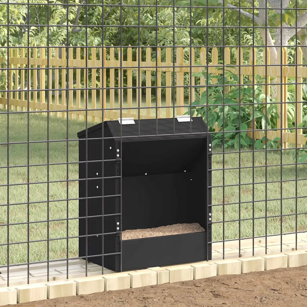 Mangiatore per conigli Nero 64.5 x 25.5 x 45.5 cm CFW5016790