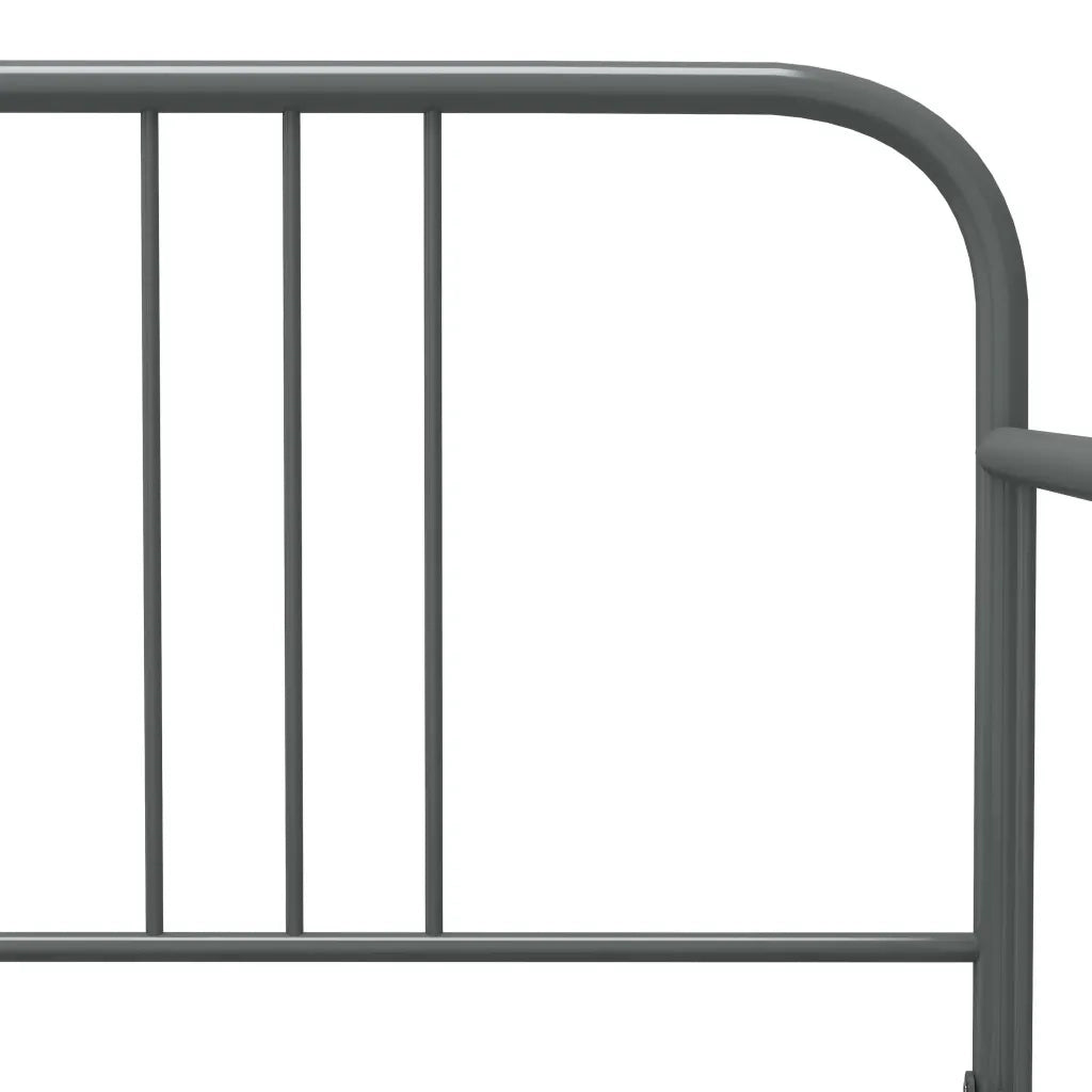 Divano letto-Sofa Letto-Daybed Grigio in Metallo 90x200 cm