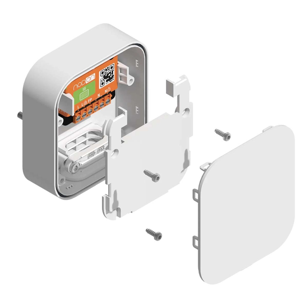 Box per il montaggio a superficie impermeabile IPX4 compatibile con i moduli NodOn Bianco NODON