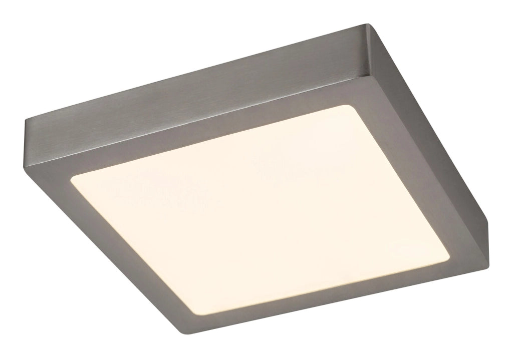 Plafoniera incasso quadrata 22,5cm 18W LED cromo Rabalux